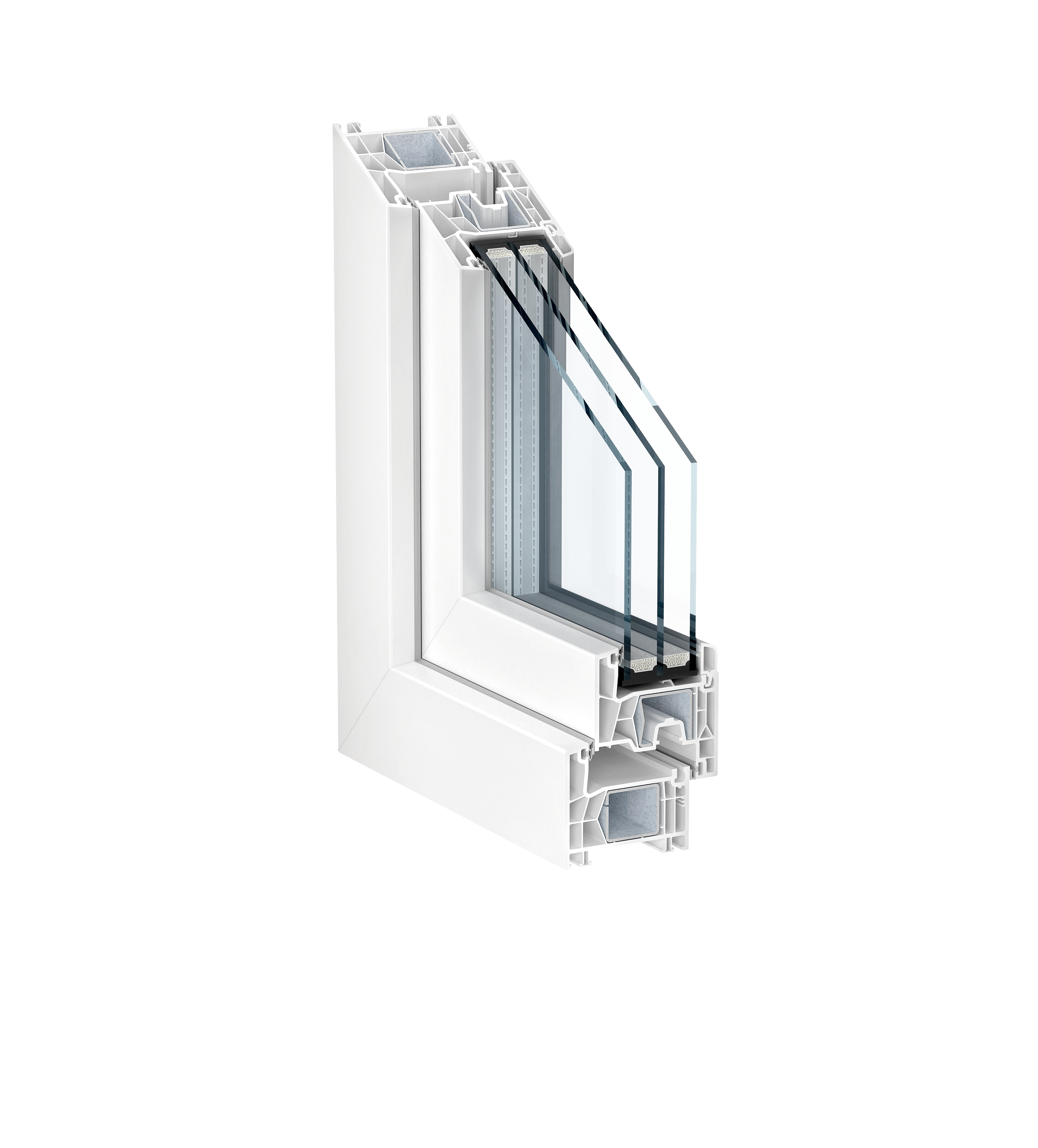 sistema Kömmerling 76 AD sección